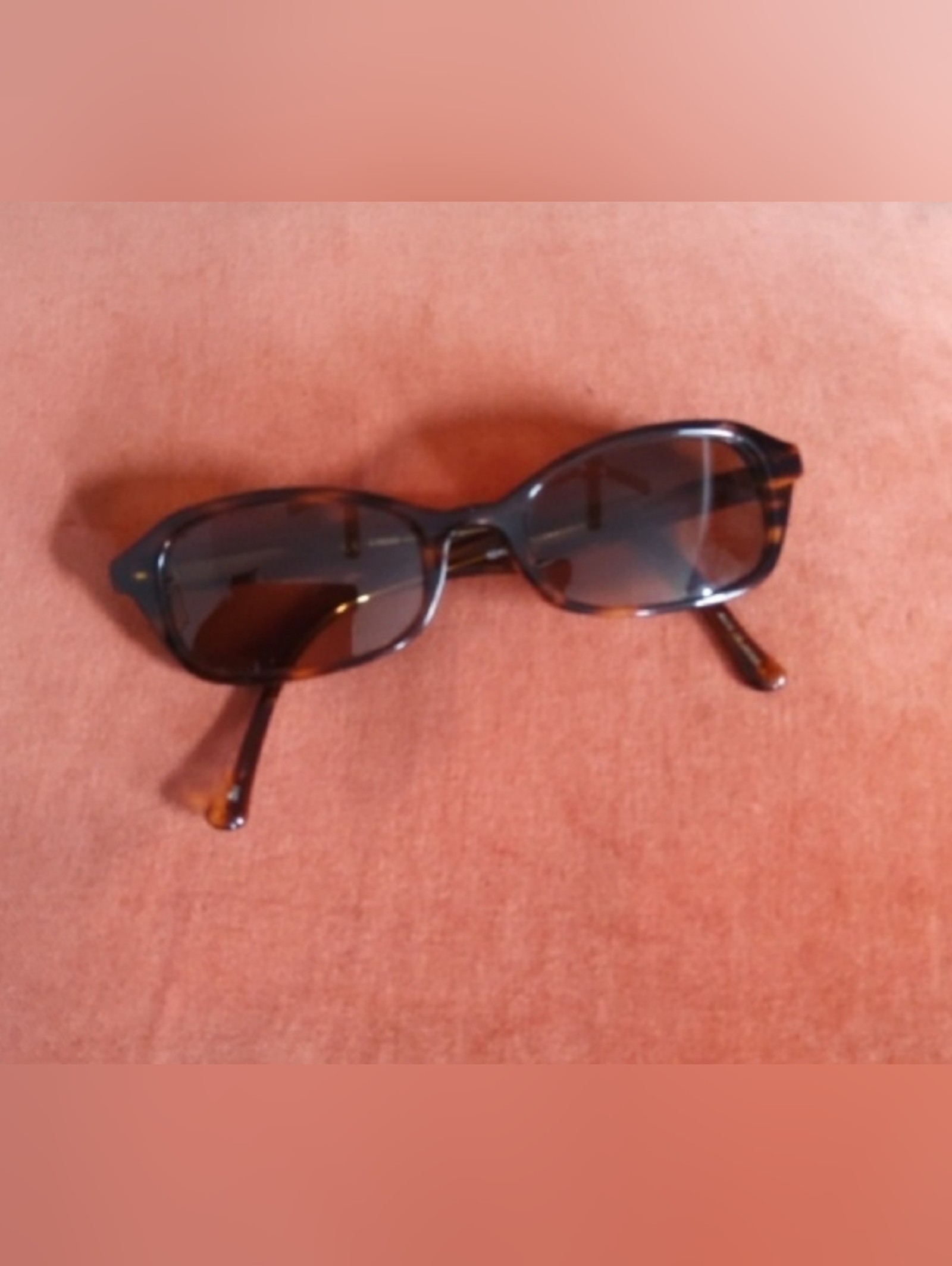 Matsudavintagetortoiseshell Rectangle Women's Sunglasses - Brown Lenses